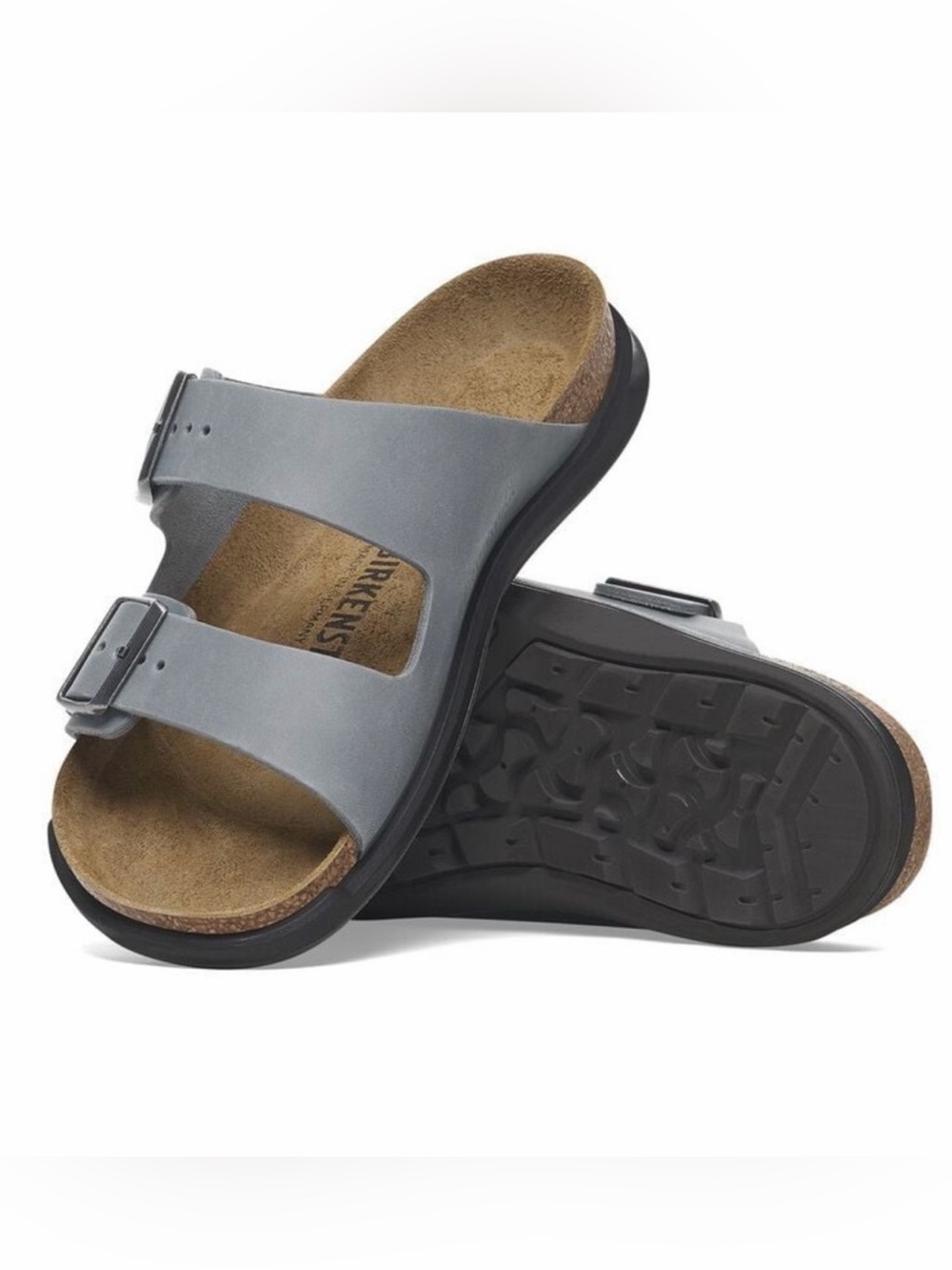 Birkenstock Arizona Crosstown Oiled Leather - Basalt Gray Size: 39 L8/M6